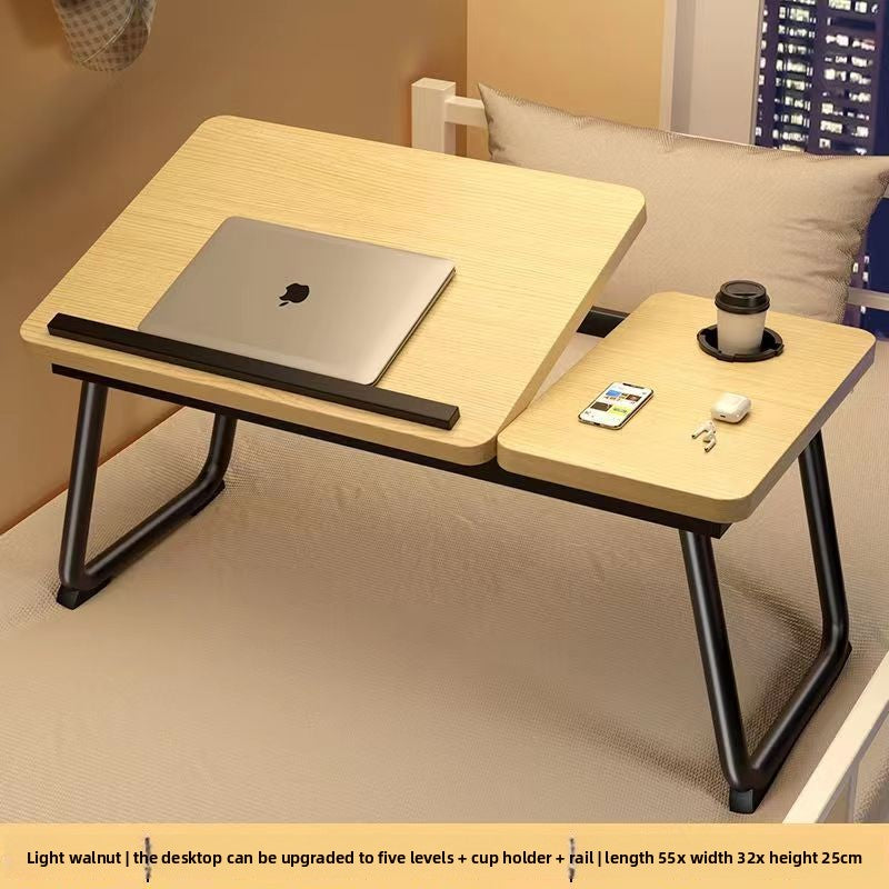 Adjustable Laptop Desk with Cup Holder