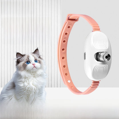 Adjustable Laser Cat Collar with Interactive Projection
