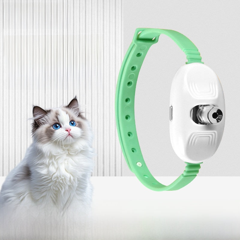 Adjustable Laser Cat Collar with Interactive Projection