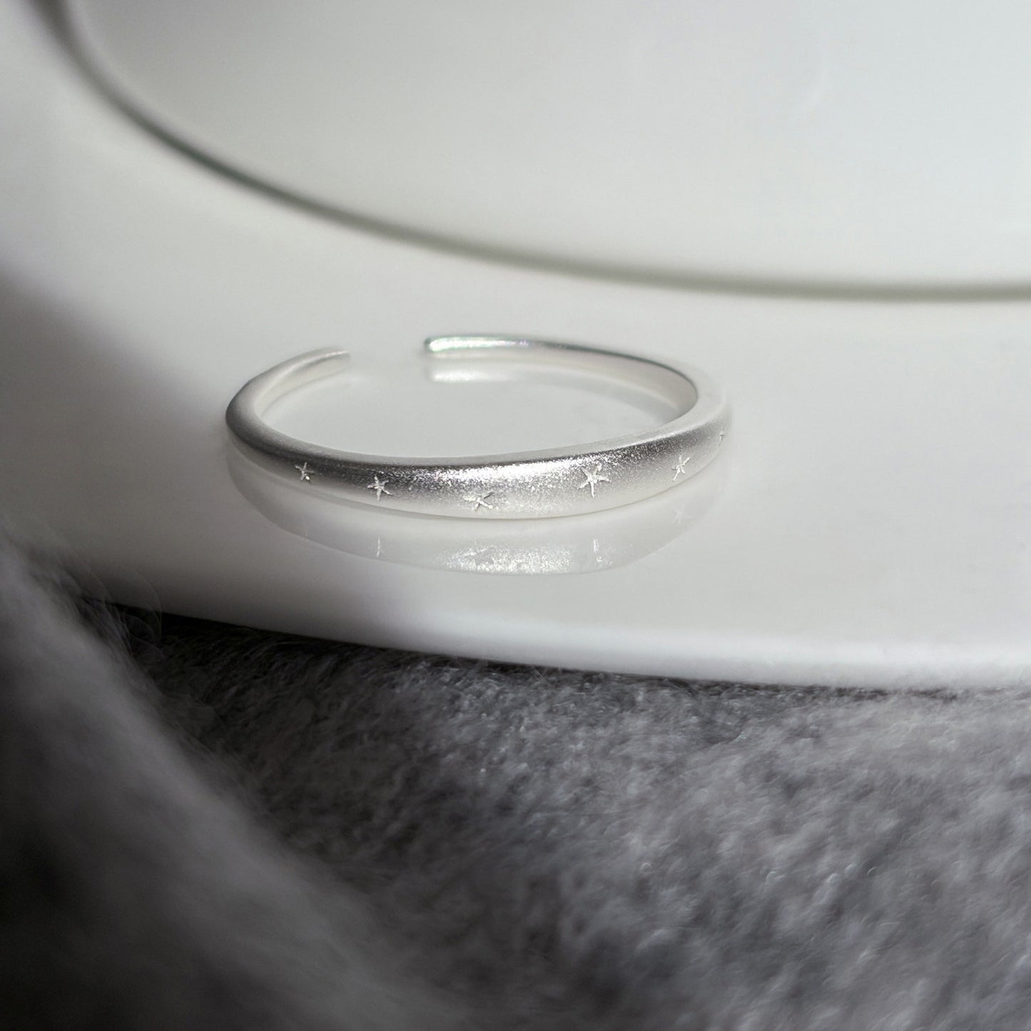 Adjustable Layered Pearl Ring for Women