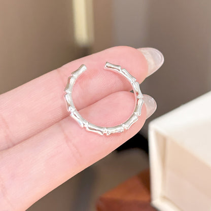 Adjustable Layered Pearl Ring for Women