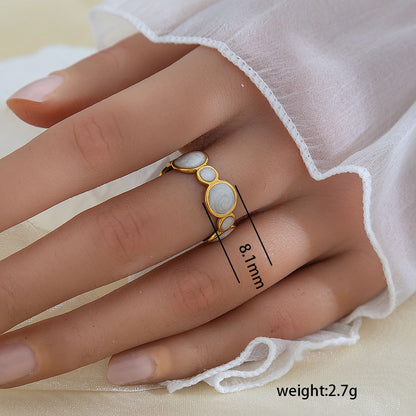 Adjustable Leaf Design Gold Plated Ring