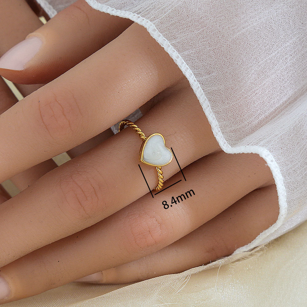 Adjustable Leaf Design Gold Plated Ring