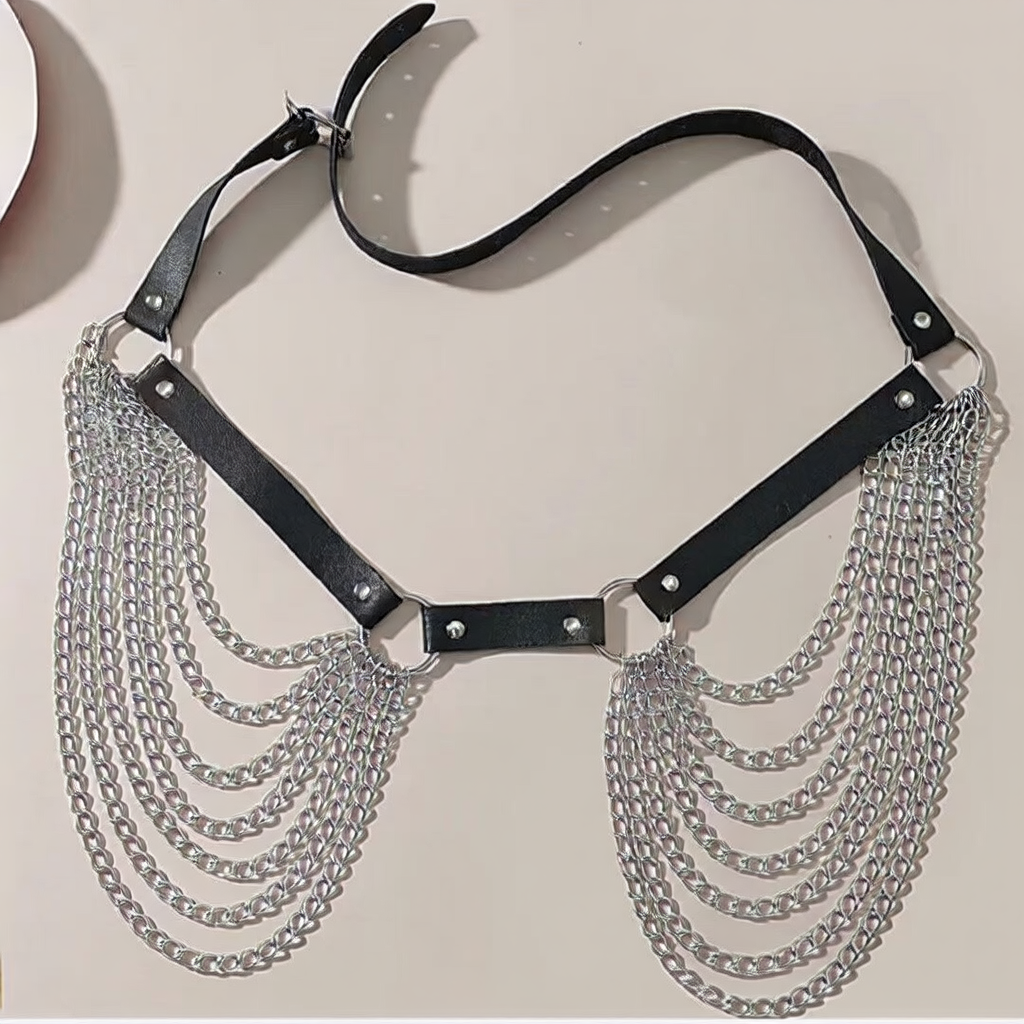 Adjustable Leather Bondage Pants