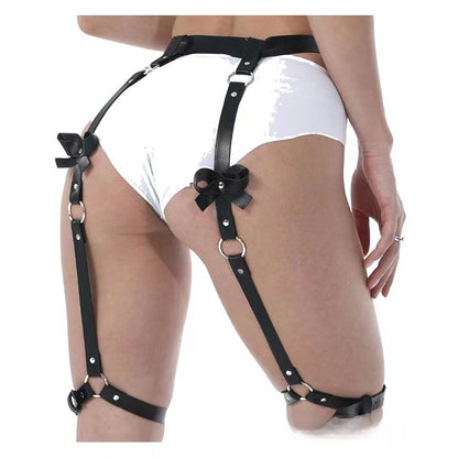 Adjustable Leather Bondage Pants