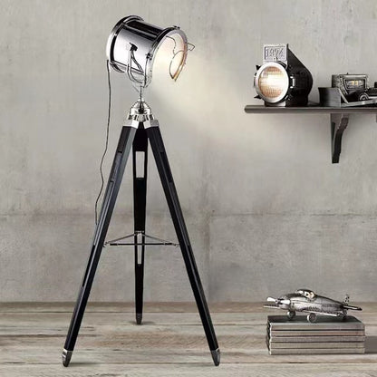 Adjustable LED Floor Lamp with Tripod Base