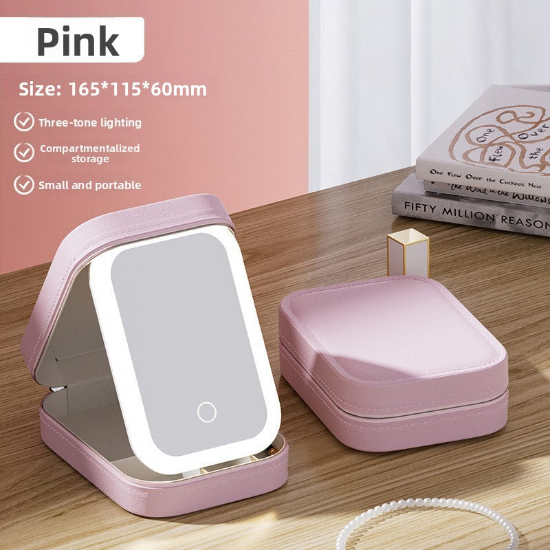 Adjustable LED Light Cosmetic Bag