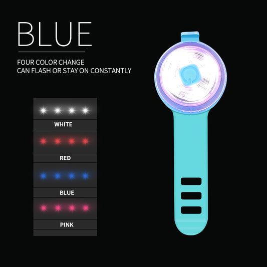 Adjustable LED Pet Safety Light with Multi-Color Modes