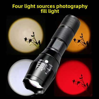 Adjustable LED Photography Flashlight