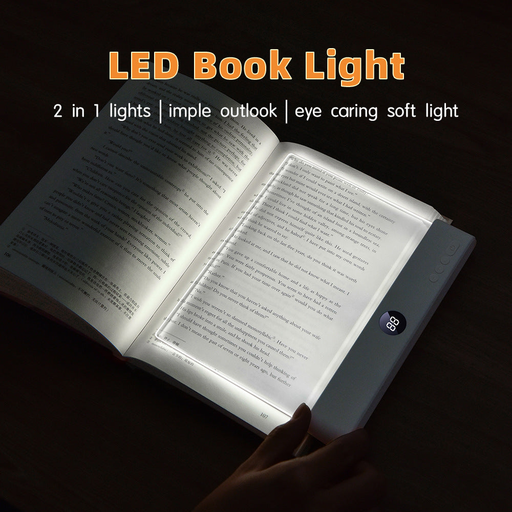 Adjustable LED Reading Lamp with Stepless Dimming