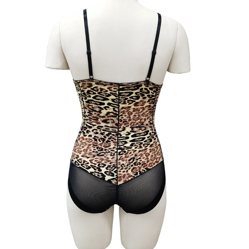 Adjustable Leopard Print Women's Body Shaper