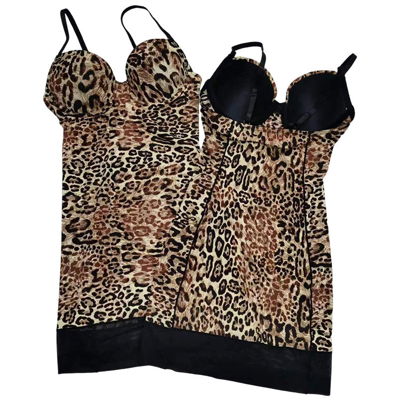Adjustable Leopard Print Women's Body Shaper