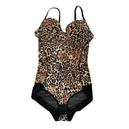 Adjustable Leopard Print Women's Body Shaper