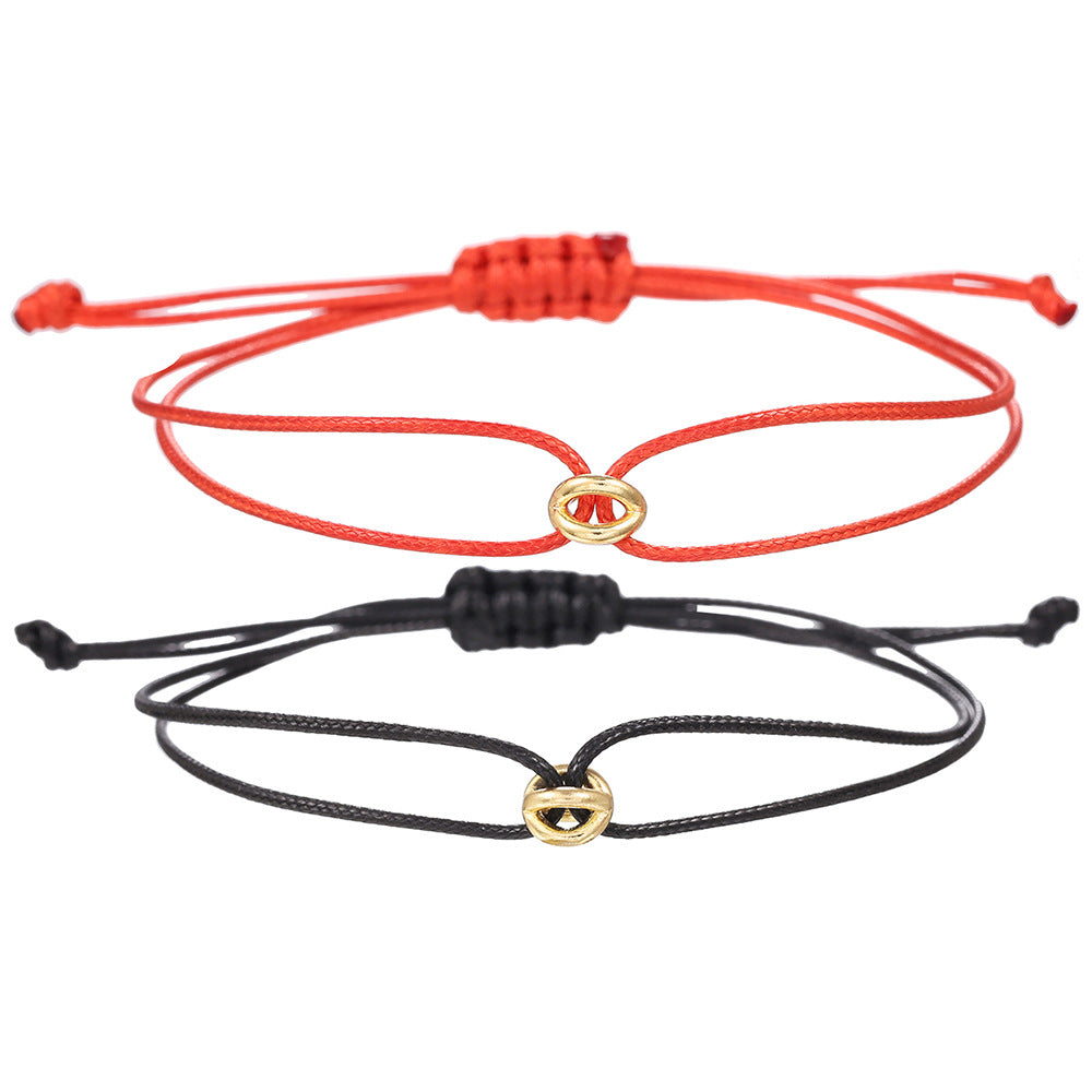 Adjustable Lucky Charm Friendship Bracelet