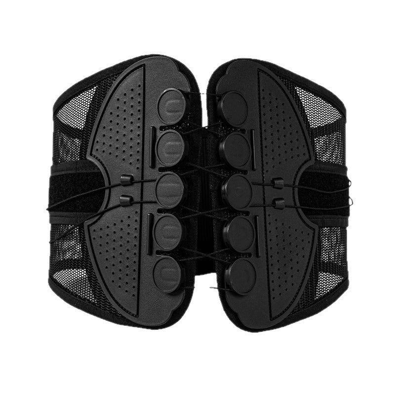 Adjustable Lumbar Support Belt with Pulley System