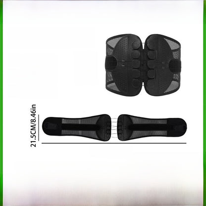 Adjustable Lumbar Support Belt with Pulley System