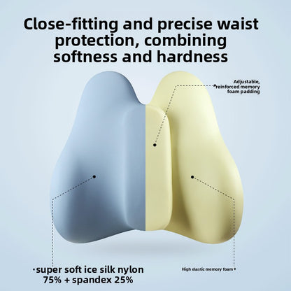 Adjustable lumbar support cushion