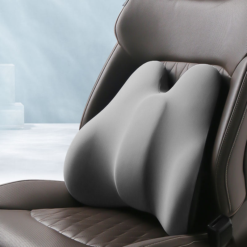 Adjustable lumbar support cushion