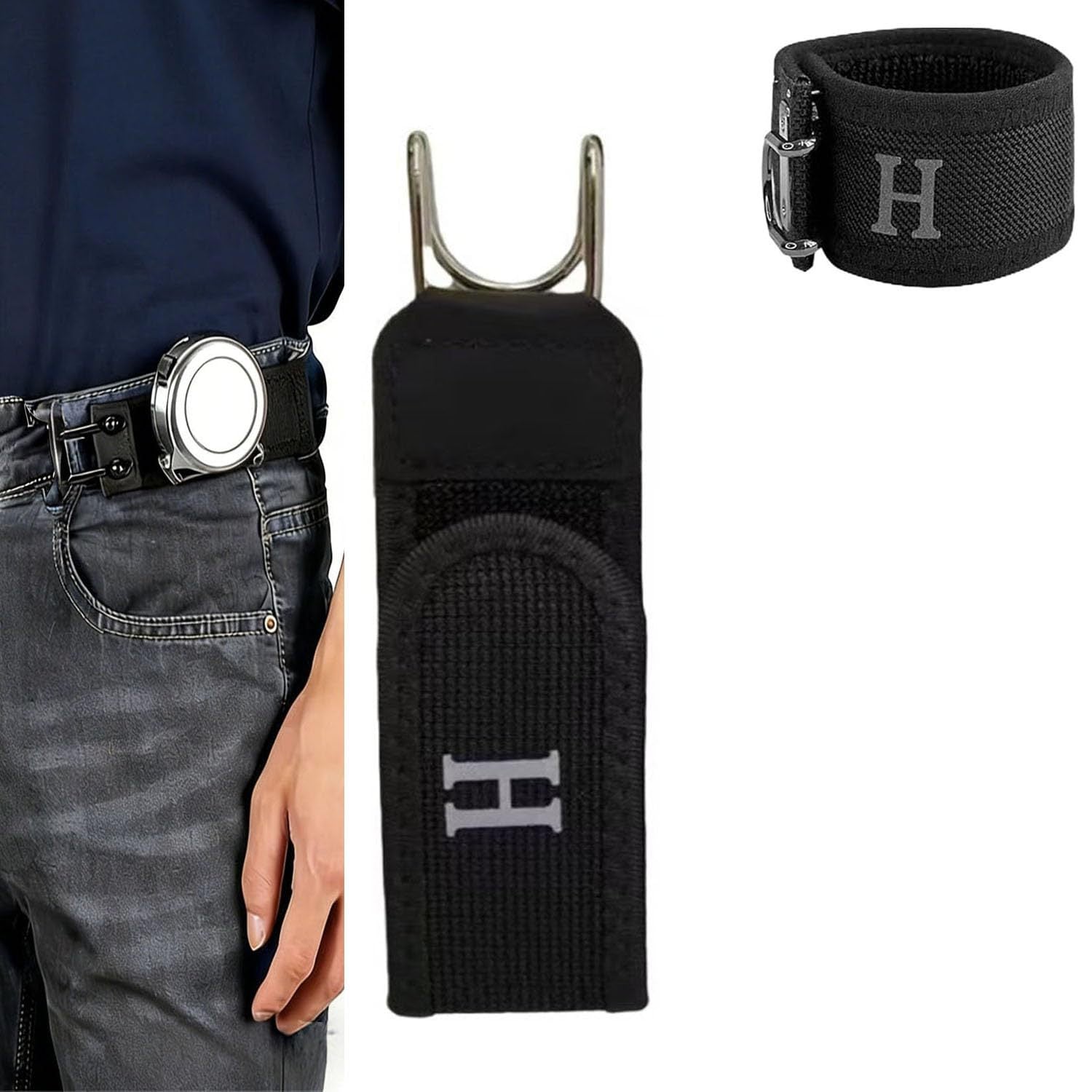 Adjustable Magic Tape Waist Belt