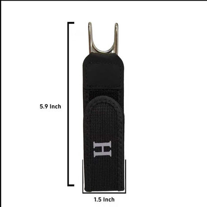 Adjustable Magic Tape Waist Belt with Iron Hook
