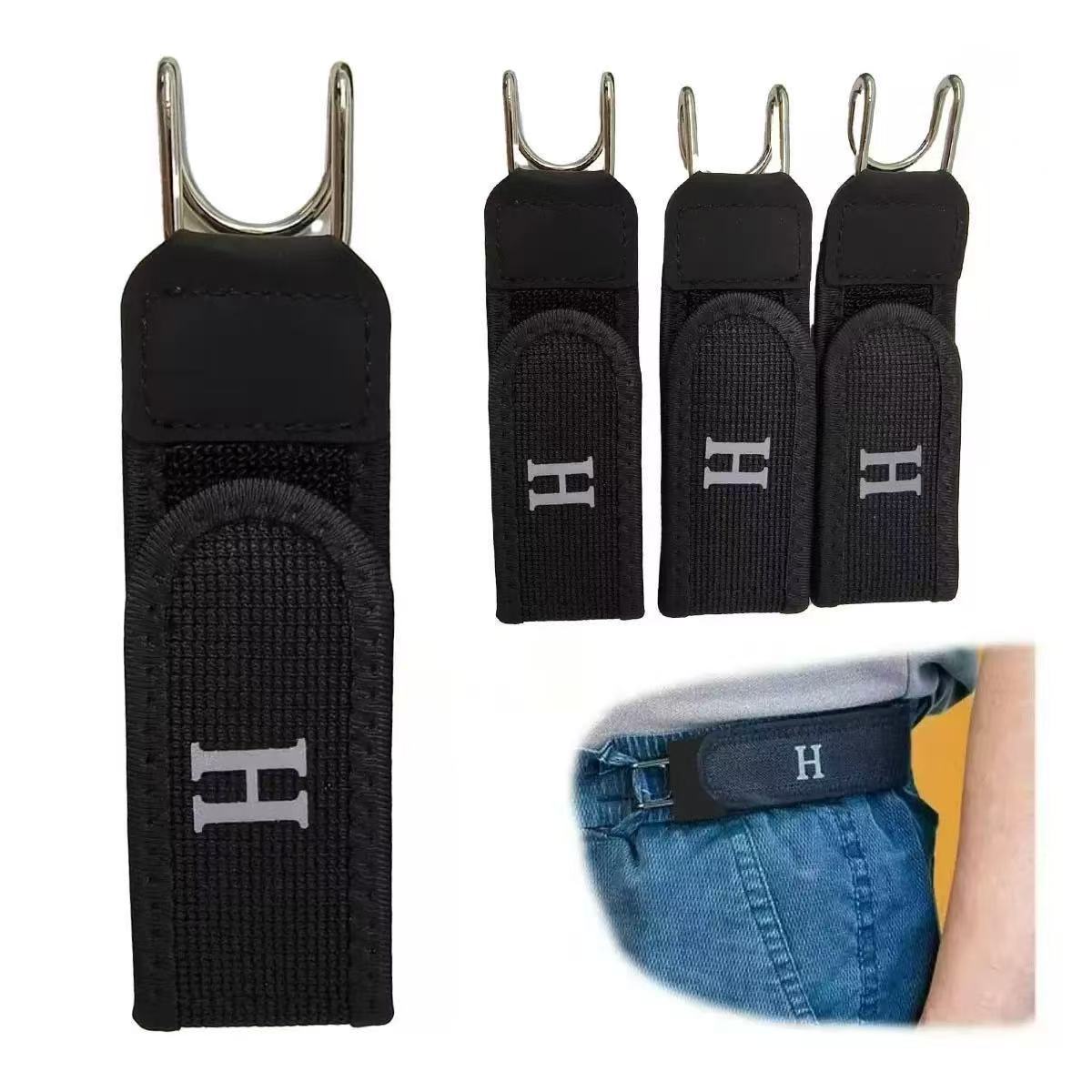 Adjustable Magic Tape Waist Belt with Iron Hook