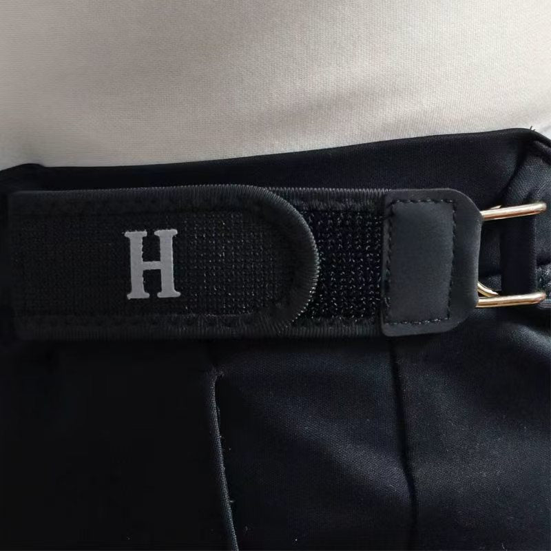 Adjustable Magic Tape Waist Belt with Iron Hook