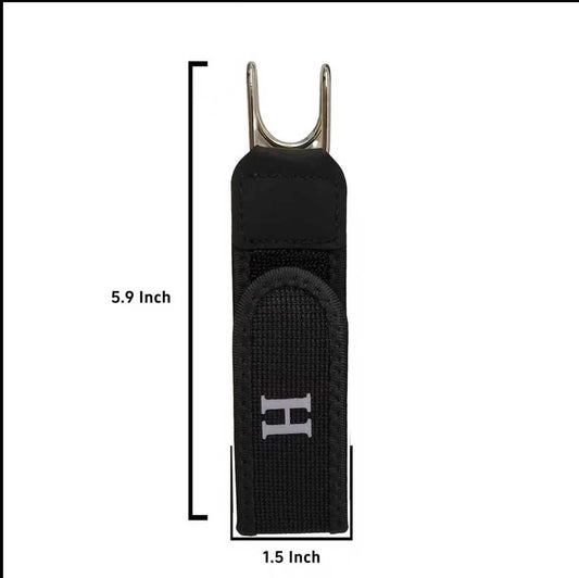 Adjustable Magic Tape Waist Belt with Iron Hook