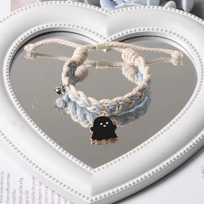 Adjustable Magnetic Braided Bracelet