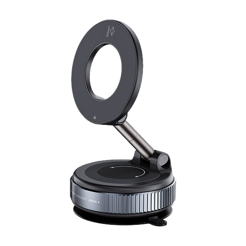Adjustable Magnetic Car Phone Holder with Vacuum Suction