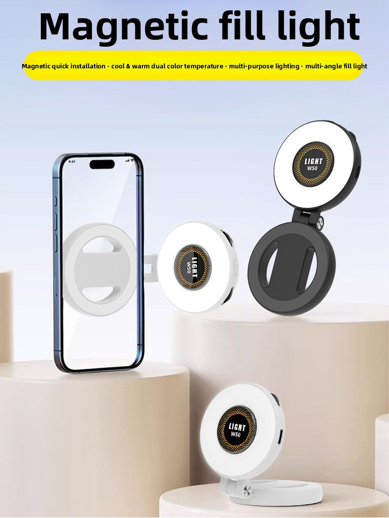 Adjustable Magnetic Dual-Color Photography Light