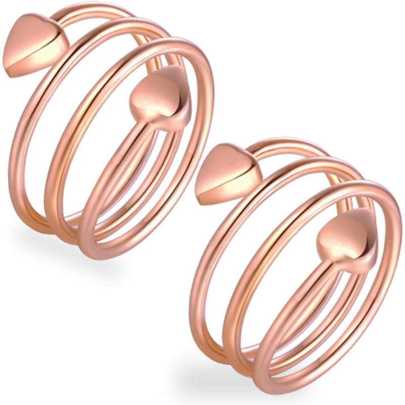 Adjustable Magnetic Heart Ring