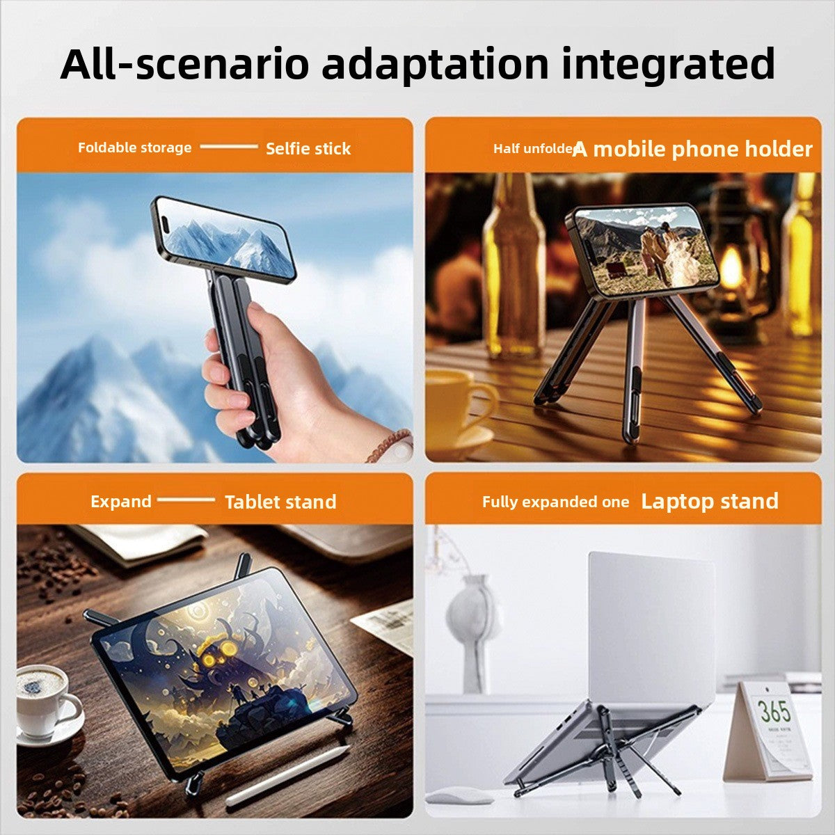 Adjustable Magnetic Laptop and Device Stand