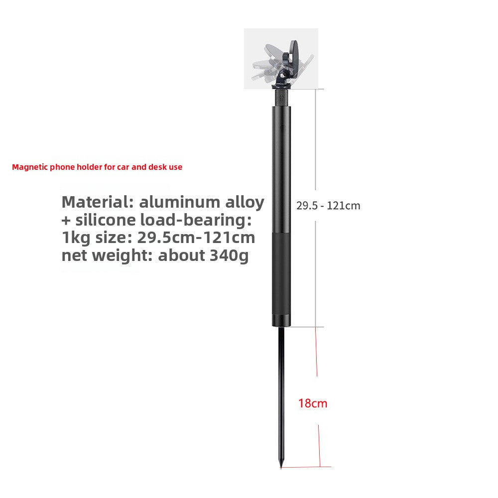 Adjustable Magnetic Phone Ground Stand