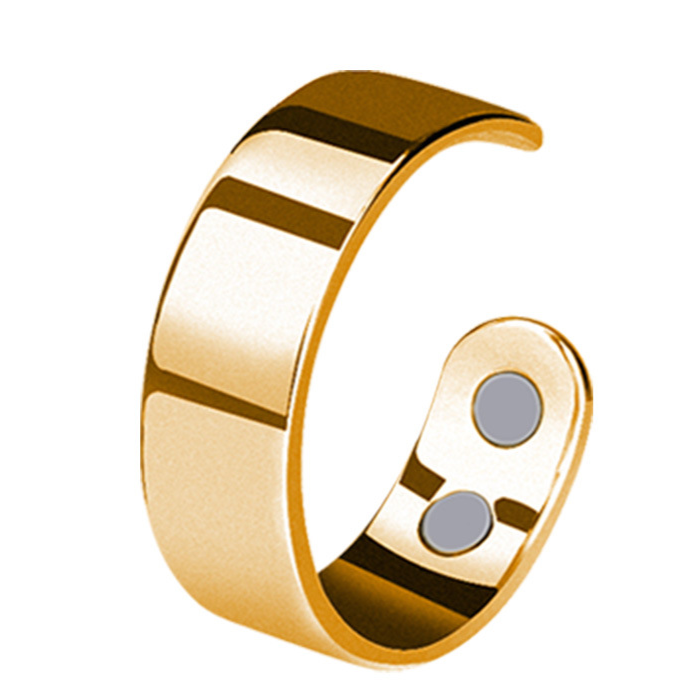 Adjustable Magnetic Ring with Inner Engraving