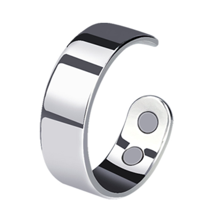 Adjustable Magnetic Ring with Inner Engraving