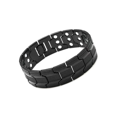 Adjustable Magnetic Therapy Bracelet with Retro Copper Finish