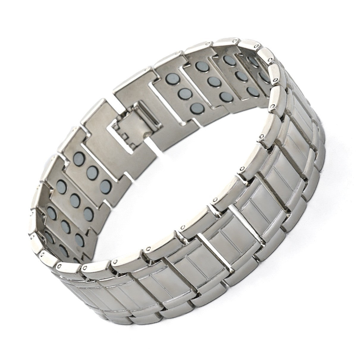 Adjustable Magnetic Therapy Bracelet with Retro Copper Finish