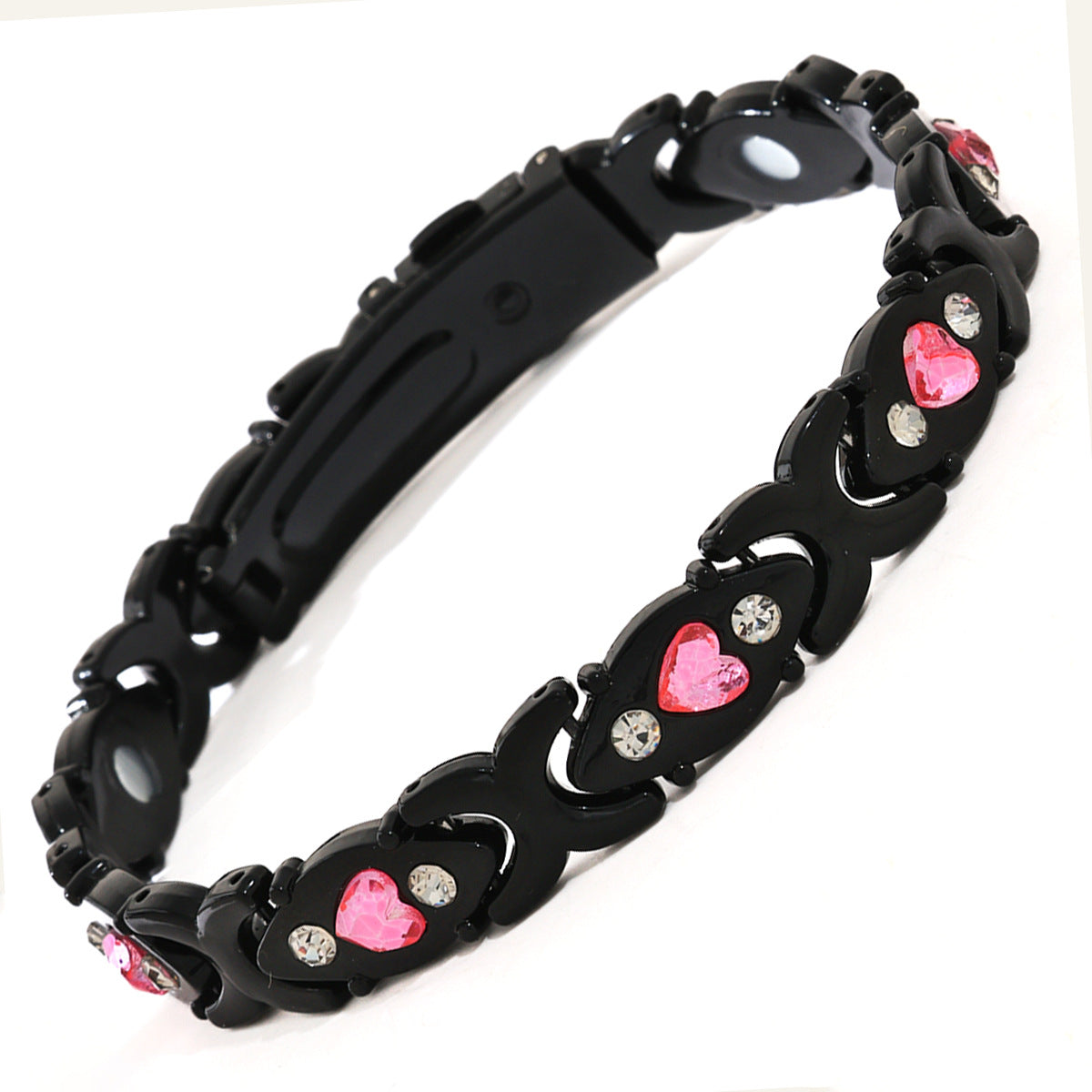 Adjustable Magnetic Therapy Bracelet with Retro Copper Finish