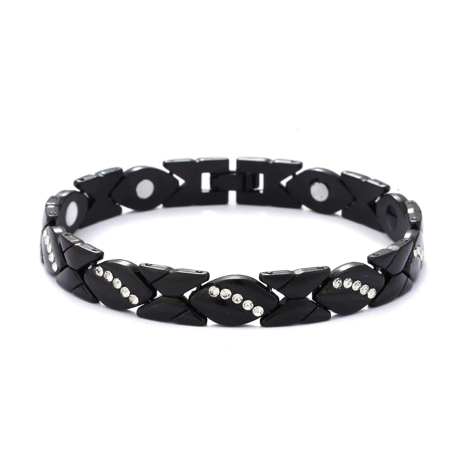 Adjustable Magnetic Zinc Alloy Bracelet