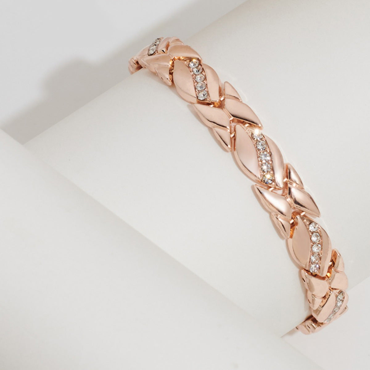 Adjustable Magnetic Zinc Alloy Bracelet