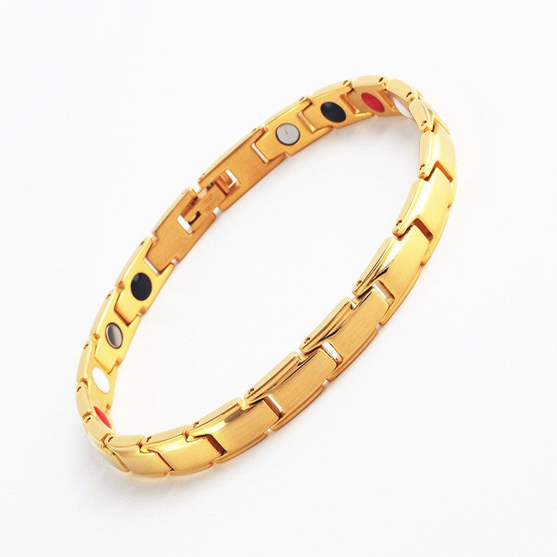 Adjustable Magnetic Zinc Alloy Bracelet
