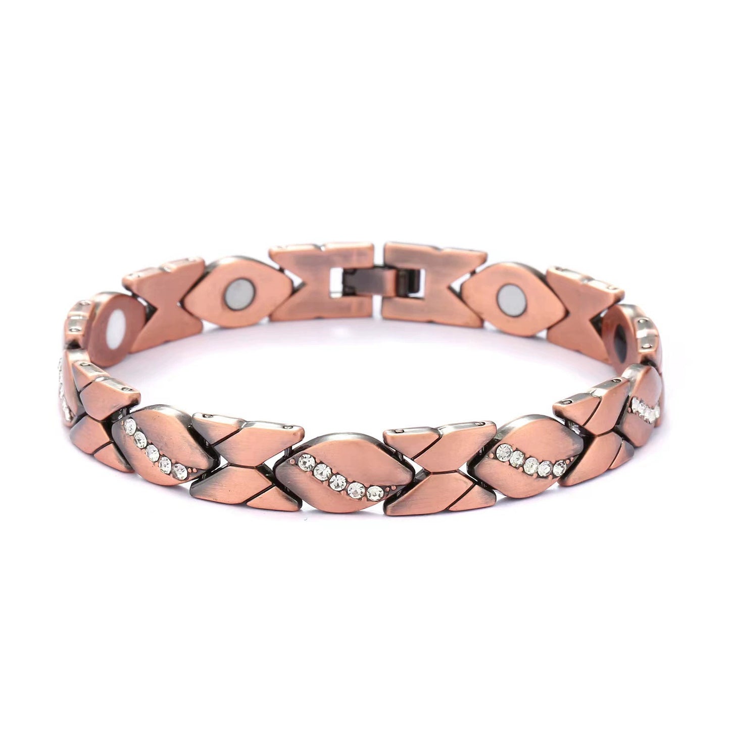 Adjustable Magnetic Zinc Alloy Bracelet
