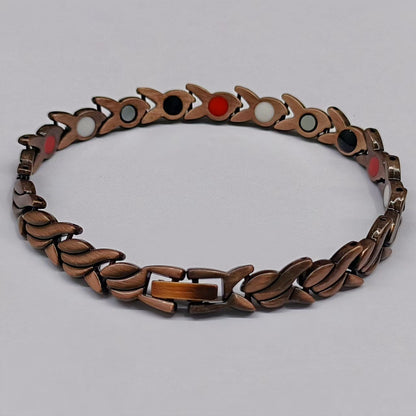 Adjustable Magnetic Zinc Alloy Bracelet