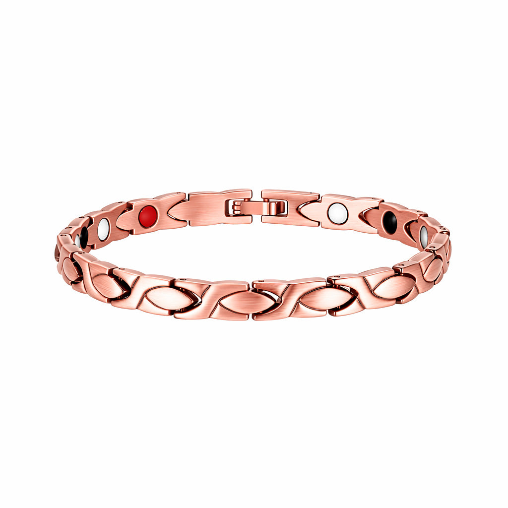Adjustable Magnetic Zinc Alloy Bracelet