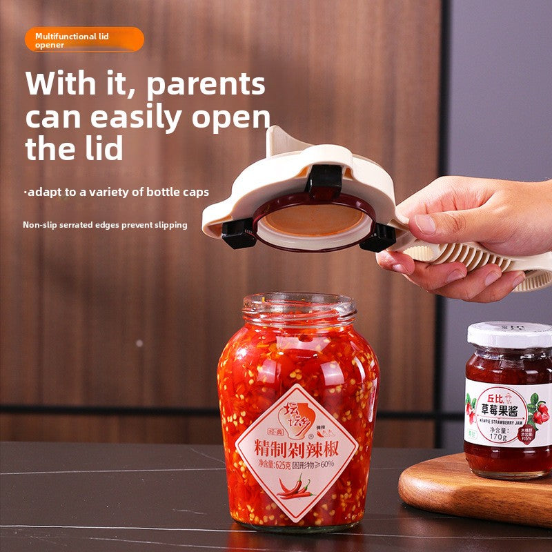 Adjustable Manual Can Opener with Extended Handle