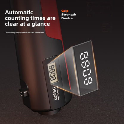 Adjustable mechanical counting grip strength tester