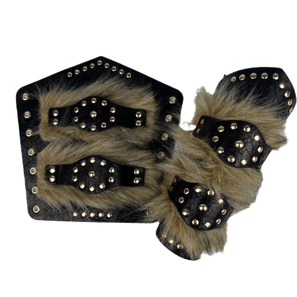 Adjustable Medieval Plush Bracer Knight Arm Guard