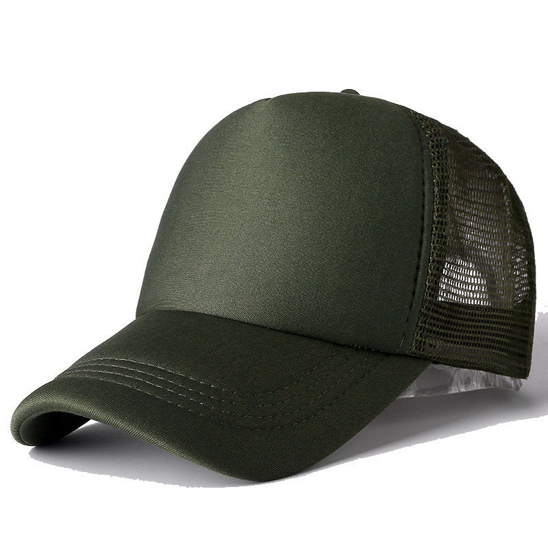 Adjustable Mesh Sun Hat with Curved Brim