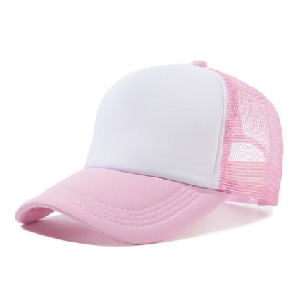 Adjustable Mesh Sun Hat with Curved Brim