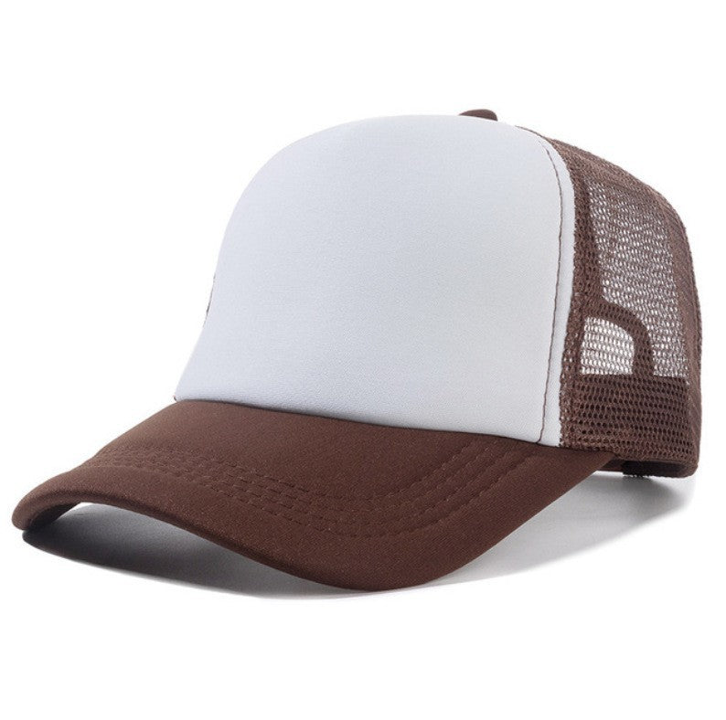 Adjustable Mesh Sun Hat with Curved Brim